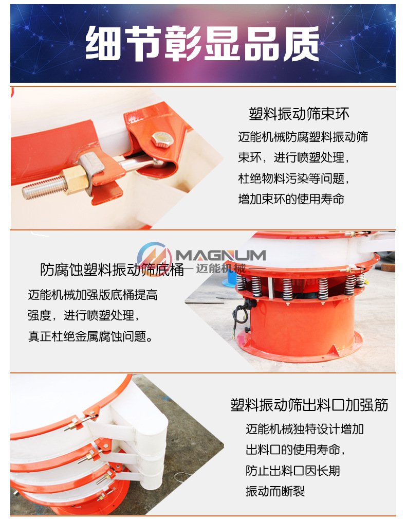  多晶硅塑料振動篩細(xì)節(jié)圖